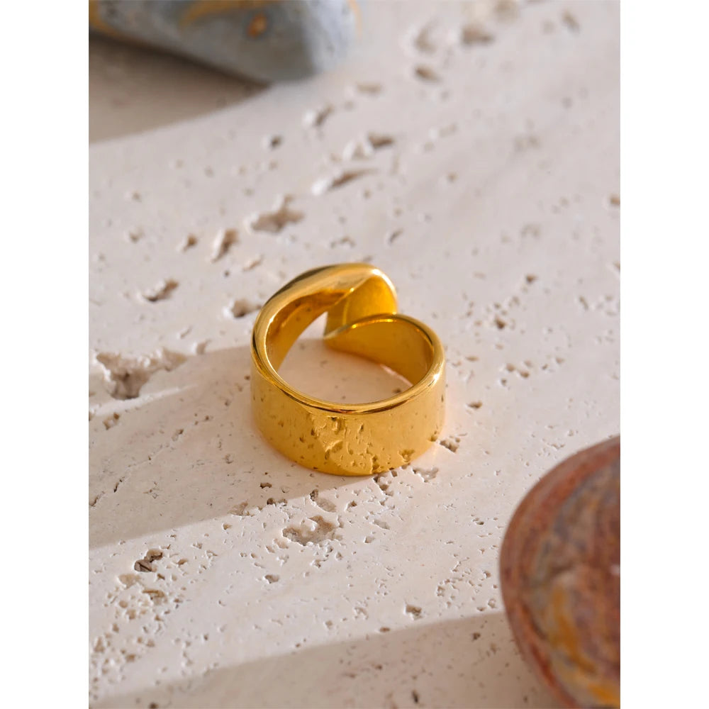 Phoebe Gold Geometric Ring
