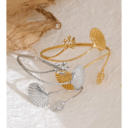 Cordelia Shell Upper Arm Bangle