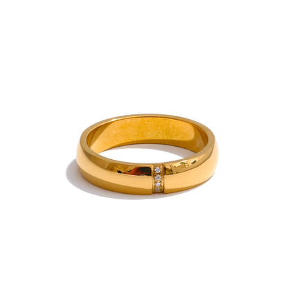 Bree Gold Crystal Ring