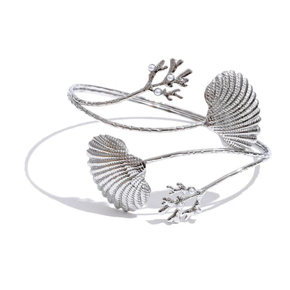 Cordelia Shell Upper Arm Bangle