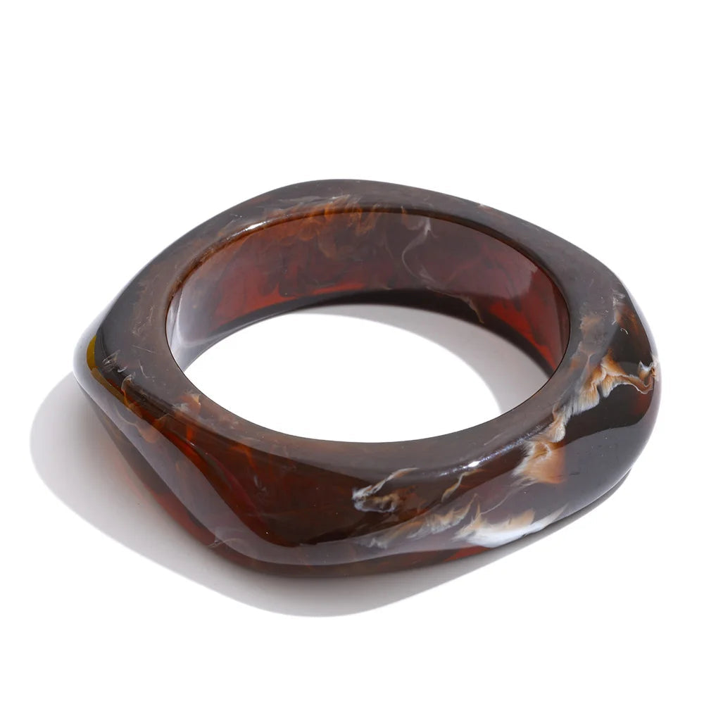 Cher Chunky Resin Bangle