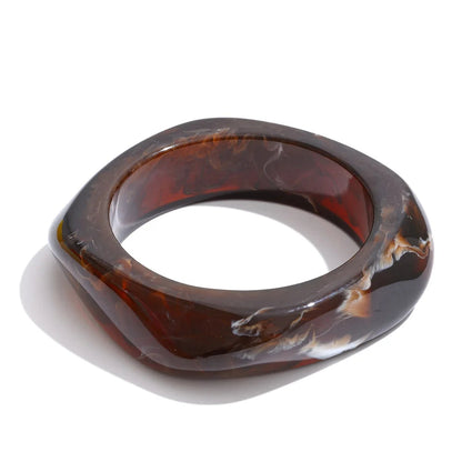 Cher Chunky Resin Bangle