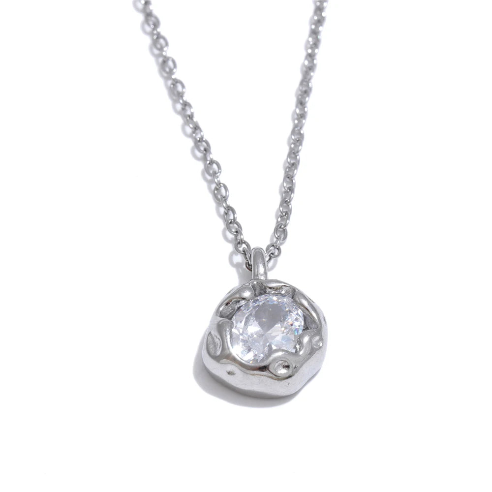 Britney Crystal Pendant Necklace