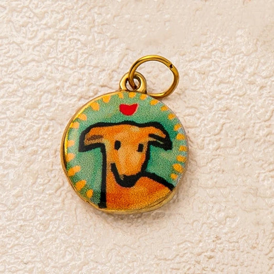 Gold Plated Dog Pet Pendant