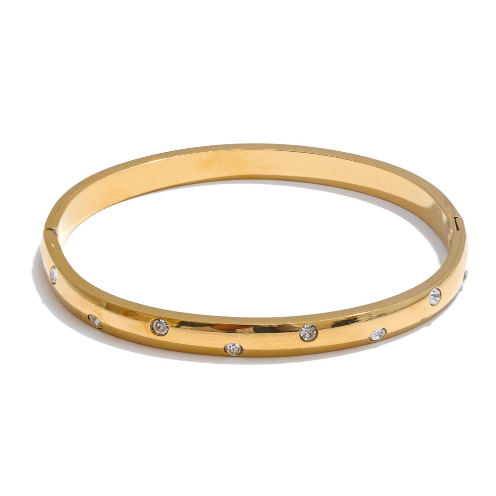 Charlotte Crystal Bangle