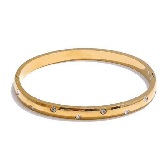 Charlotte Crystal Bangle