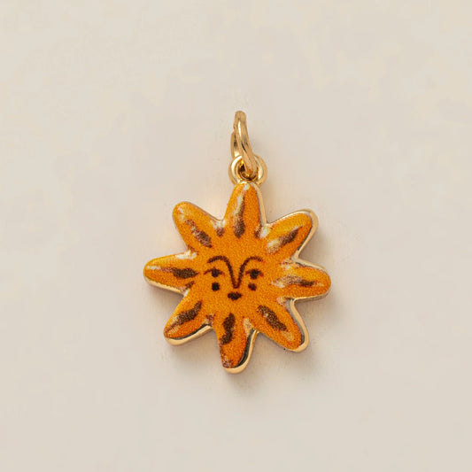 Hello Sunshine Hand Painted Pendant