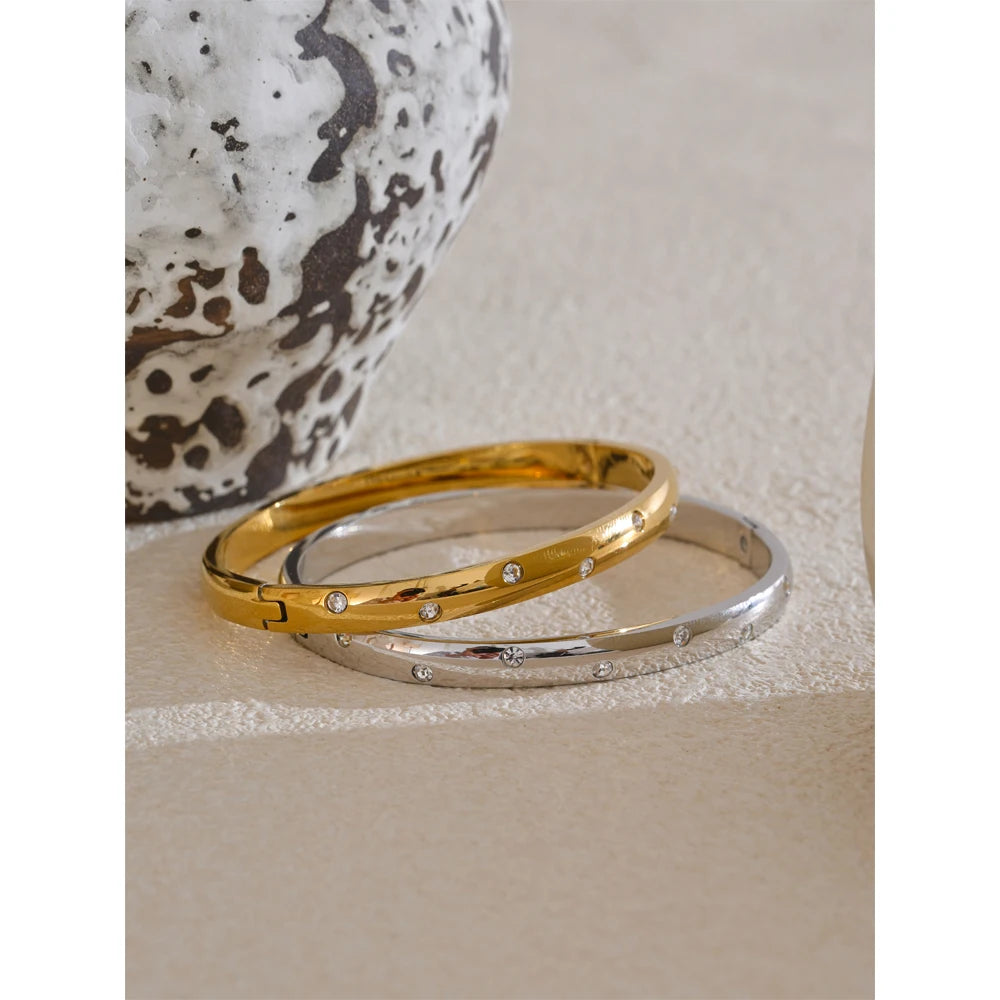 Charlotte Crystal Bangle
