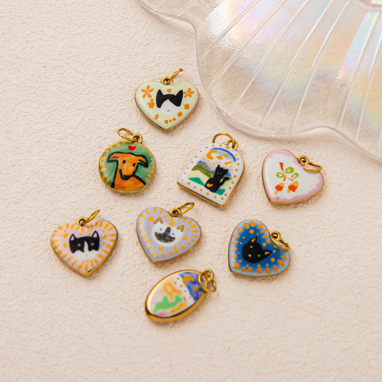 Gold Plated Dog Pet Pendant