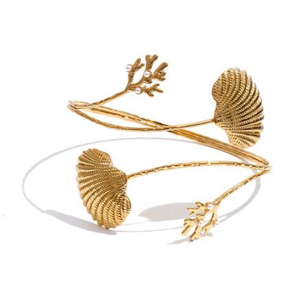 Cordelia Shell Upper Arm Bangle