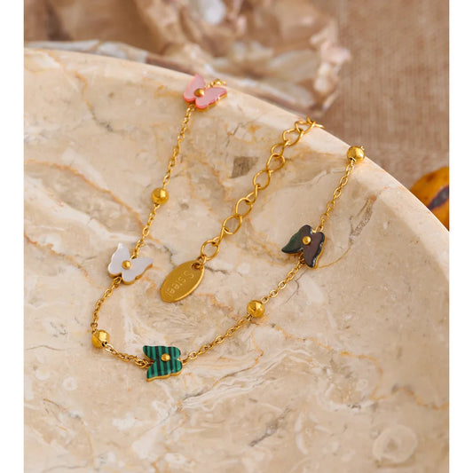 Aurelia Gold Butterfly Bracelet