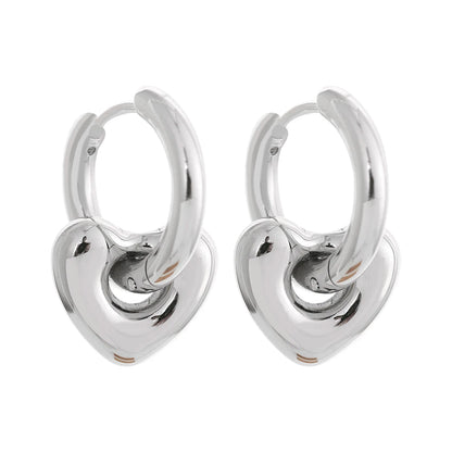 Emma Star Moon and Heart Huggie Earrings
